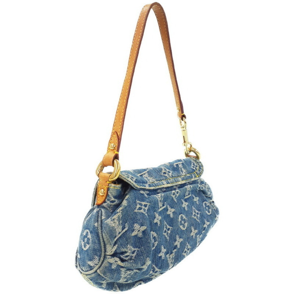 Louis Vuitton Monogram Denim Pleaty Semi Shoulder Bag - Picture 2 of 8